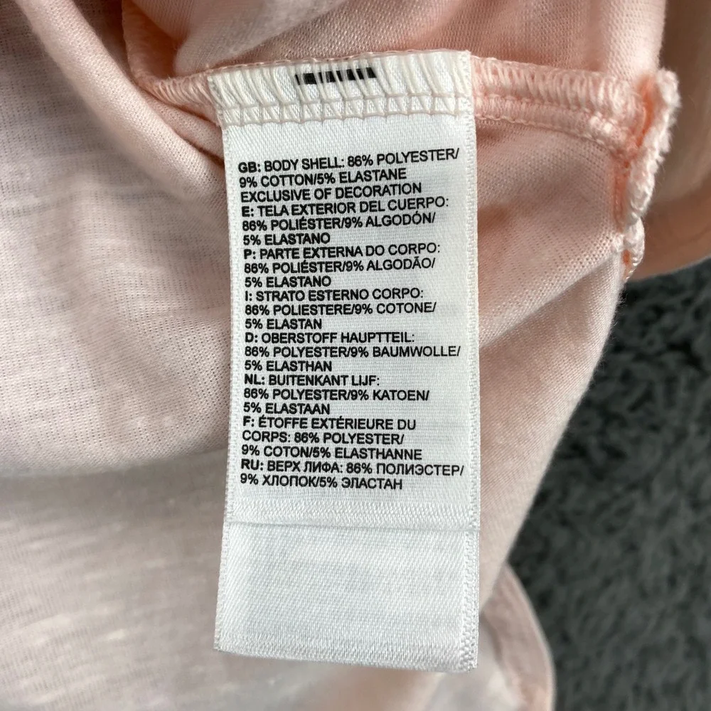 The North Face Womens Shirt XS Pink Short Sleeve Pocket Standard Fit Tee NWT - Picture 3 of 8